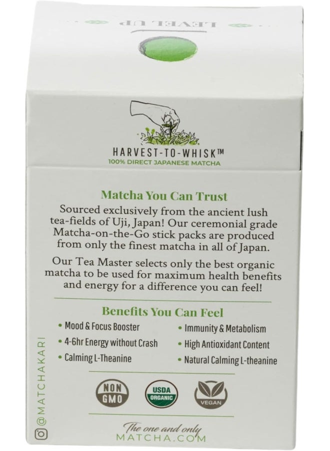 Matcha Kari Matcha Green Tea Powder Single Serving Sticks, Dr. Weil's Ceremonial Organic Matcha Powder Singles Packets - Individual Tea Packets (24) - Image 4